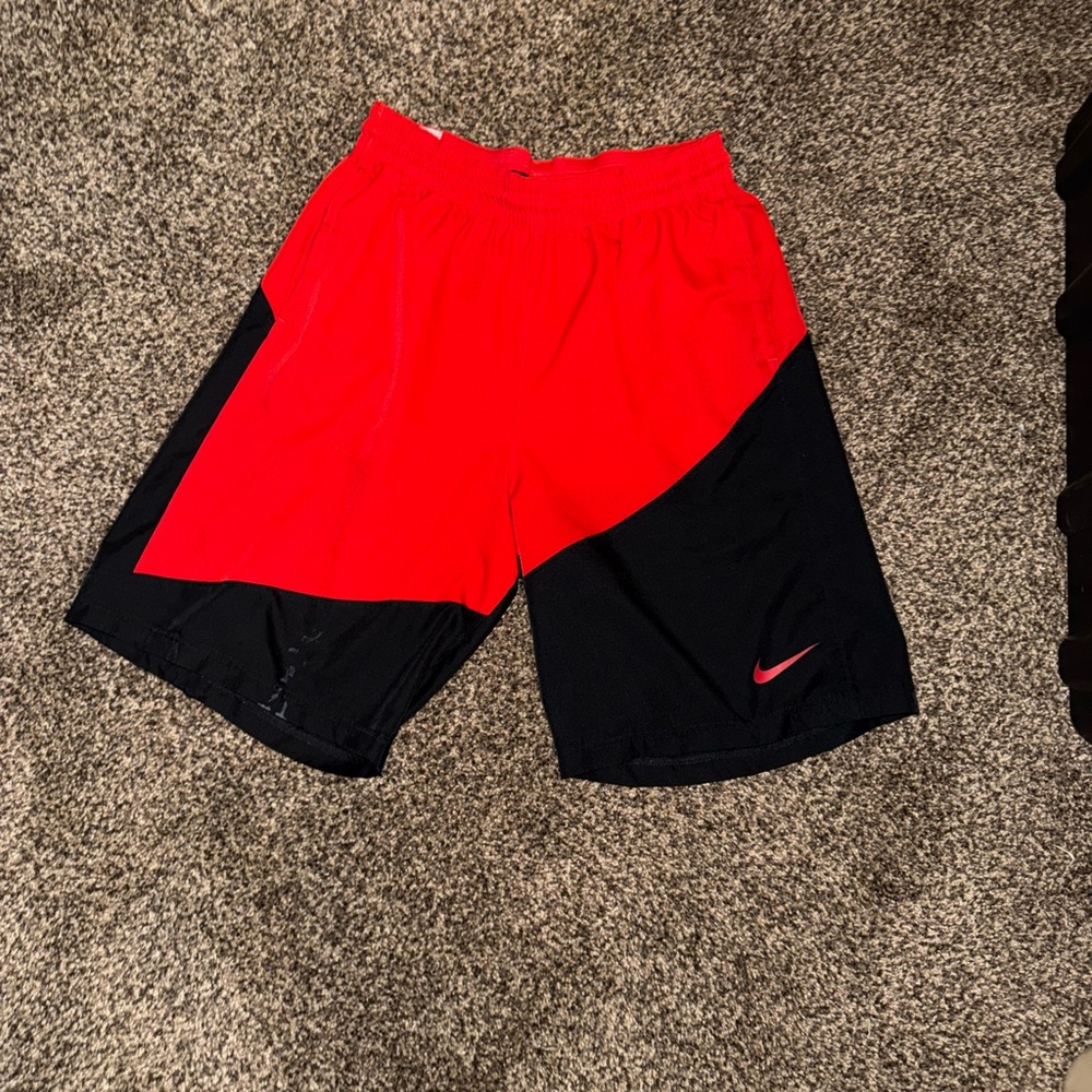 Nike Dynamic Red and Black Shorts
